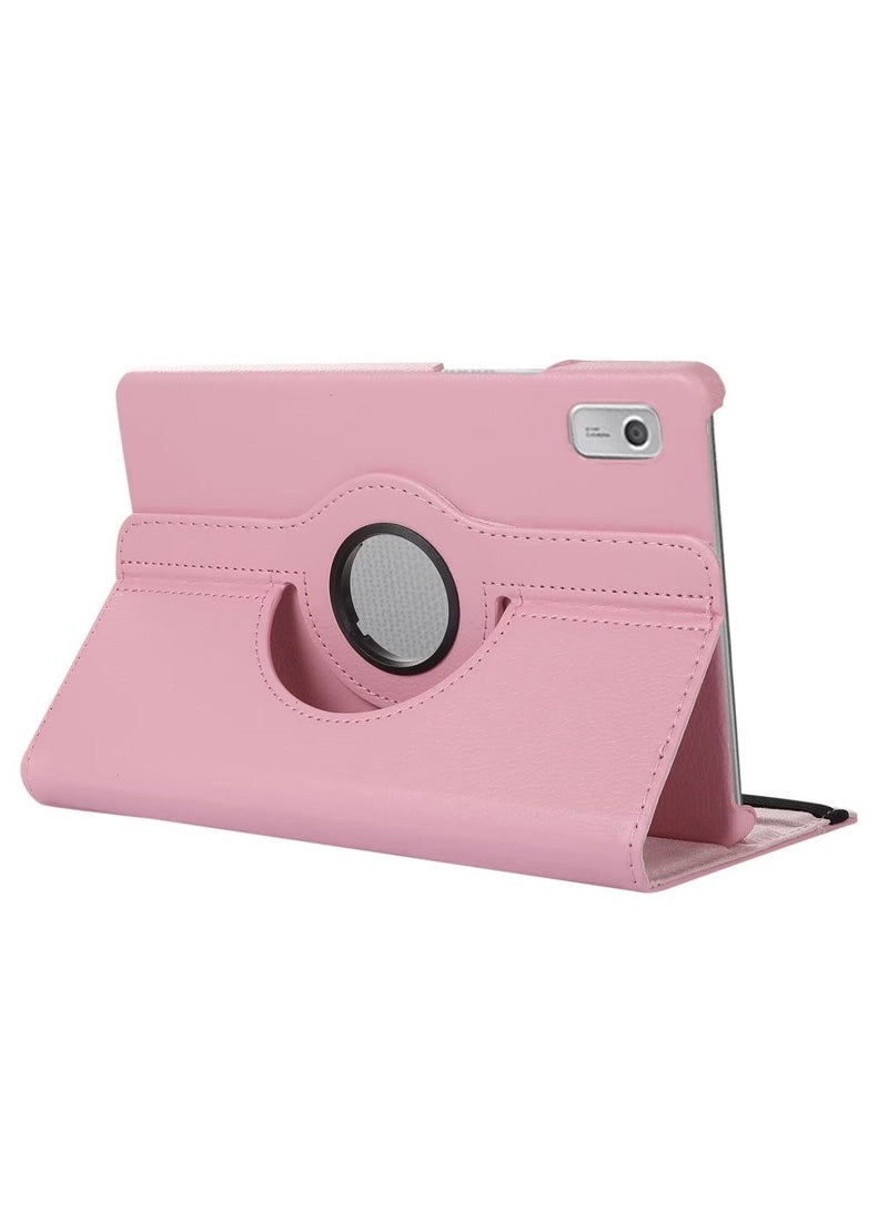 قضايا اللوح تغطي لشركة لينوفو تاب M9 (TB-310FU) ، وقف زاوية متعددة + قوس 360 دوار + قضية جلدية رقيقة مقاومة للصدمات - Image 1